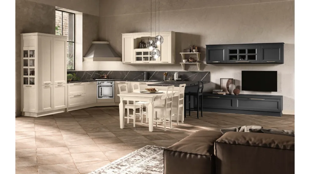 Cucina Classica Beverly Classic in Frassino Crema di Stosa