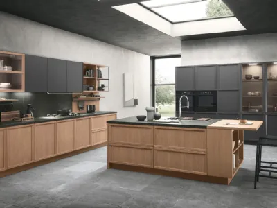 Cucina Classica Newport v5 in Rovere Barrique di Stosa