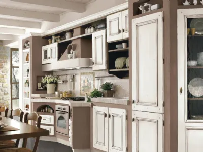 Cucina in muratura Beatrice Laccato Bianco di Lube