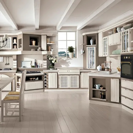 Cucina in muratura Elena Bianco Shabby Lube