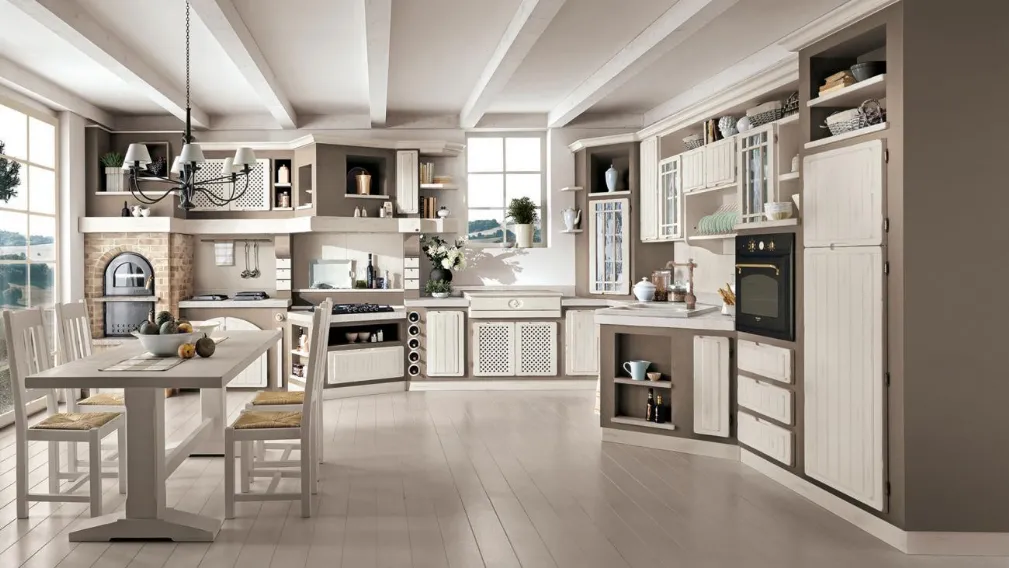 Cucina in muratura Elena Bianco Shabby Lube