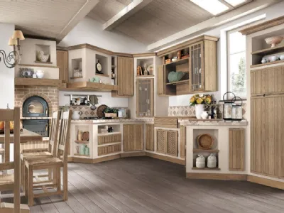 Cucina in muratura Elena Sabbia di Lube