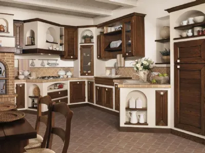 Cucina in muratura Luisa Noce Antico di Lube