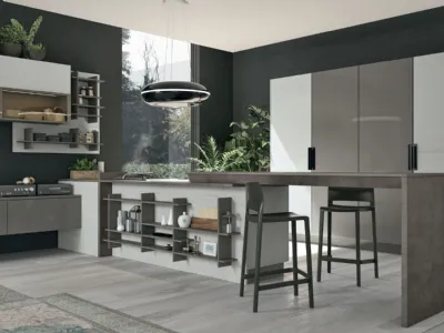 Cucina moderna Clover 15 di Lube