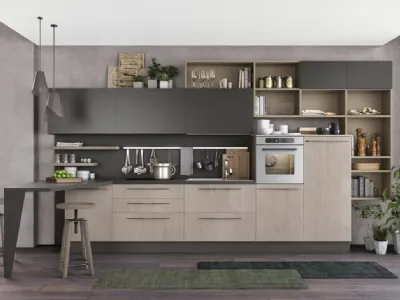 Cucina moderna Clover Clover 18 di Lube