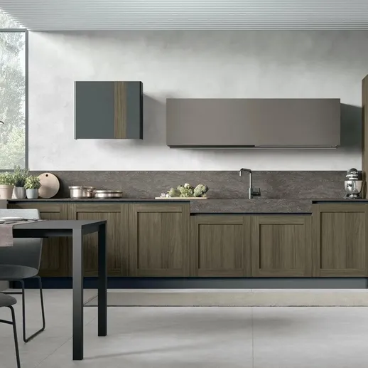 Cucina Moderna lineare City 03 di Stosa