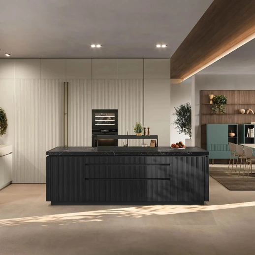 Cucina Moderna con isola Color Trend 01 di Stosa