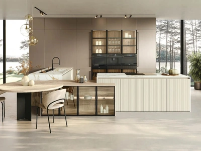 Cucina Moderna con isola Color Trend 02 di Stosa