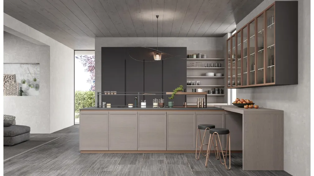 Cucina moderna Flavour 09 di Lube