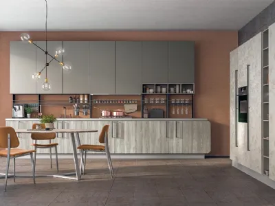 Cucina moderna Immagina Plus 04 di Lube