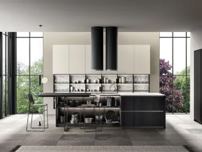 Cucina Moderna Immagina Wood 02 di Lube