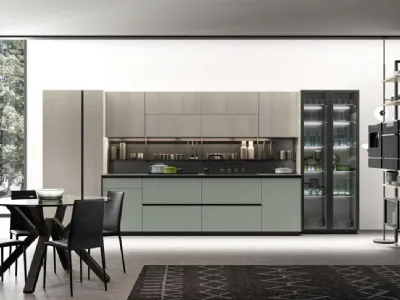 Cucina Moderna Immagina Wood 04 di Lube