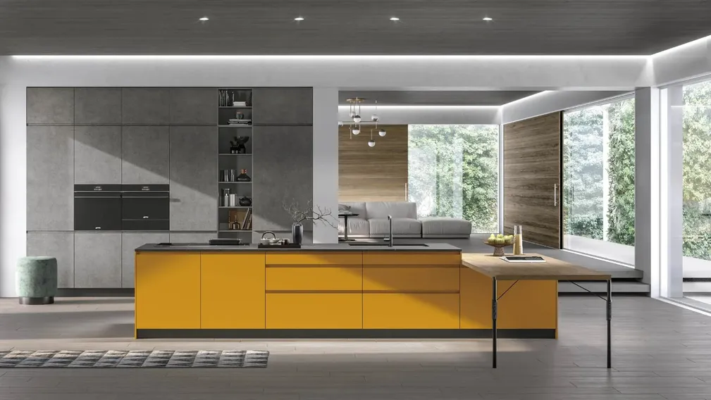 Cucina Moderna con isola Karma 10 di Stosa