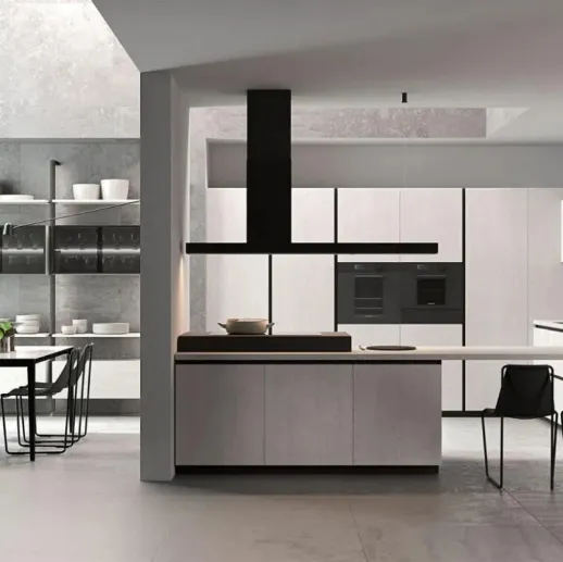 Cucina Moderna Immagina Wood 03 di Lube