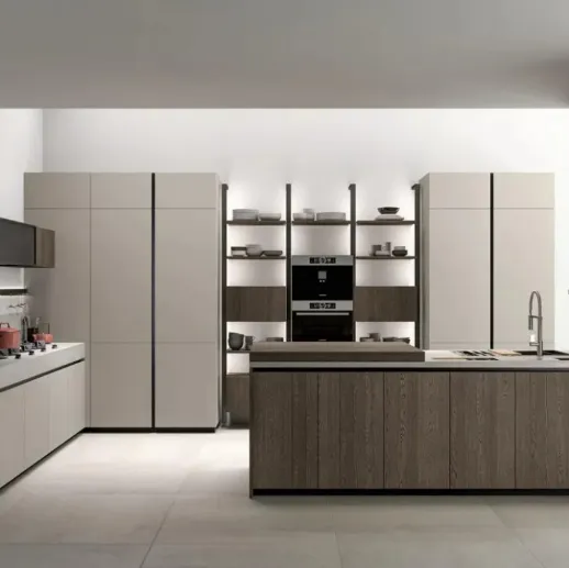 Cucina Moderna Immagina Wood 06 di Lube