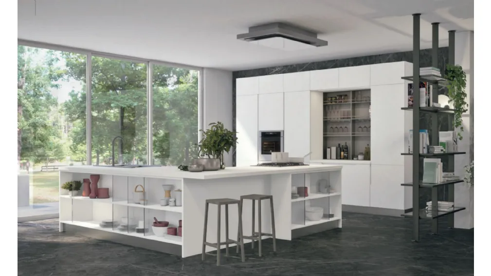 Cucina moderna Luna 03 di Lube