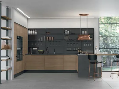 Cucina moderna Luna 04 di Lube