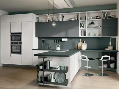 Cucina moderna Luna 07 di Lube