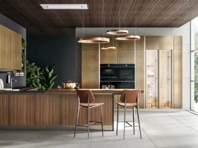 Cucina moderna Clover Design Lux 04 di Lube