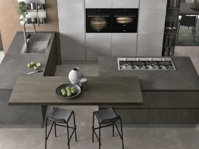 Cucina moderna Clover 04 di Lube