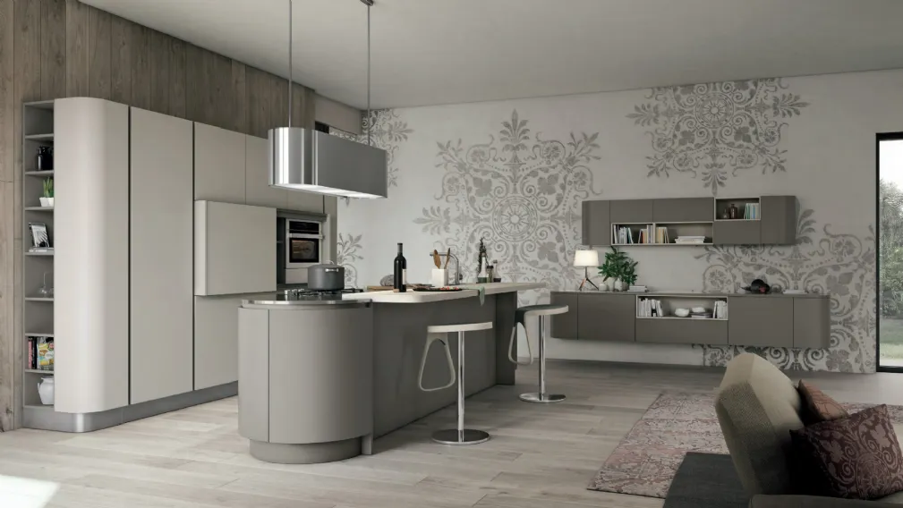Cucina moderna Clover 05 di Lube