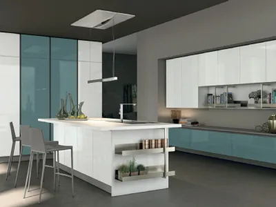 Cucina moderna Clover 06 di Lube