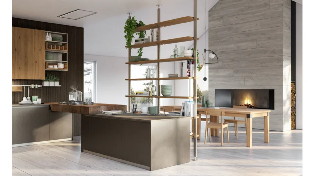 Cucina moderna Oltre Design 03 di Lube