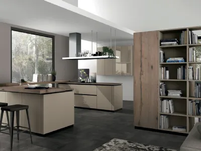 Cucina moderna Oltre 01 di Lube
