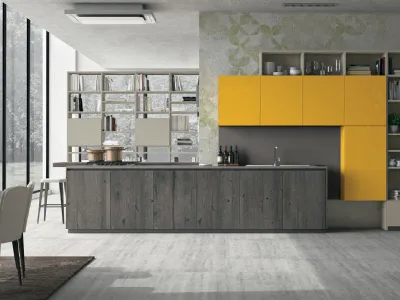 Cucina moderna Oltre 04 di Lube