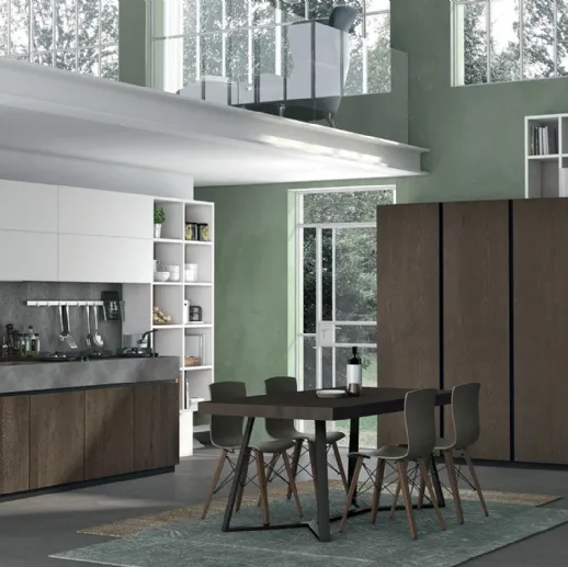 Cucina moderna Oltre 06 di Lube