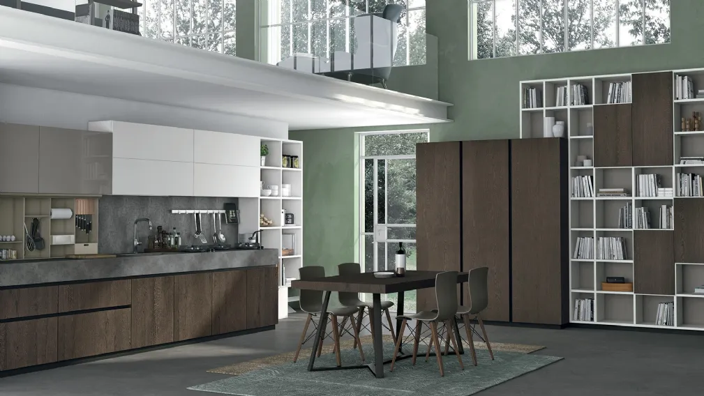 Cucina moderna Oltre 06 di Lube