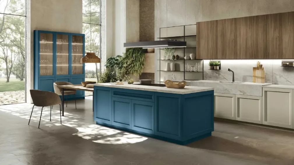 Cucina Moderna con isola Palio di Stosa