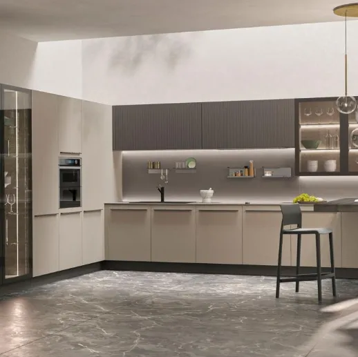 Cucina Moderna Round 04 di Lube