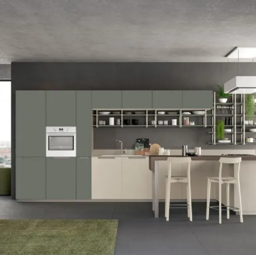 Cucina Moderna Round 05 di Lube