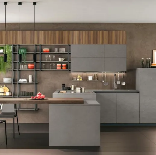 Cucina Moderna Round 07 di Lube