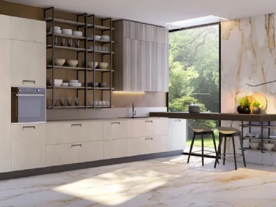 Cucina Moderna Round Area 1 di Lube