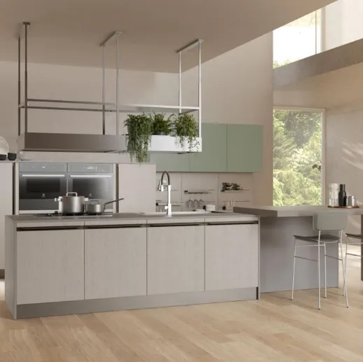 Cucina Moderna Round Box 3 di Lube