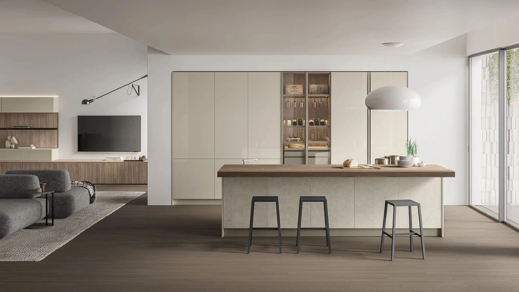 Cucina Moderna con isola Aliant 02 di Stosa