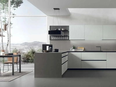 Cucina Moderna con penisola Aliant 06 di Stosa
